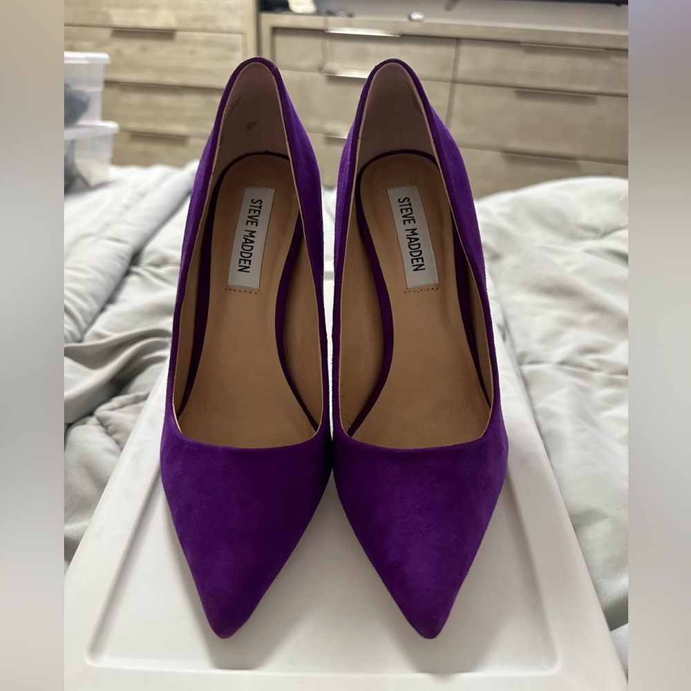 Steve Madden purple heels